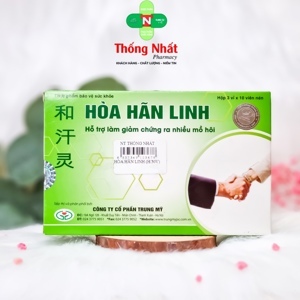 Viên Uống Giảm Chứng Tiết Mồ Hôi Nhiều Hòa Hãn Linh 30 Viên