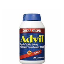 Viên uống giảm đau Advil  Ibuprofen, 200mg -  Nhanh chóng làm dịu các cơn đau 300v