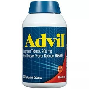 Viên uống giảm đau Advil  Ibuprofen, 200mg -  Nhanh chóng làm dịu các cơn đau 300v