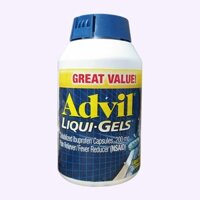 Viên uống giảm đau Advil Liqui Gels 200mg hộp 160 viên của Mỹ