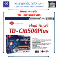 Viên uống giảm đau đầu, chóng mặt, suy giảm trí nhớ Hoạt huyết TĐ Citi500plus H/30v