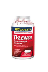 Viên uống giảm đau, hạ sốt – Tylenol Extra Strength 500mg – Canada – 390 viên