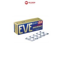 Viên uống giảm đau hạ sốt EVE Quick DX Vàng 40 viên