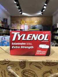 Viên uống giảm đau hạ sốt Tylenol Extra Strength Caplets