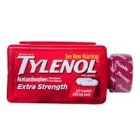 Viên uống giảm đau hạ sốt Tylenol Extra Strength 500mg của Mỹ 325 viên
