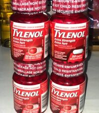 Viên uống giảm đau hạ sốt Tylenol Extra Strength 500mg của CANADA