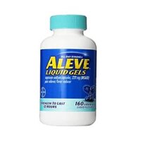 Viên uống giảm đau, hạ sốt Aleve 220mg chai 160 vien hộp  320 viên của Mỹ