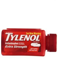 Viên uống giảm đau hạ sốt Tylenol Acetaminophen Extra Strength 500mg 325 Caplets