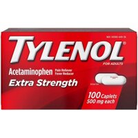 Viên uống giảm đau, hạ sốt Tylenol Extra Strength With Acetaminophen