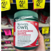Viên uống giảm đau khớp Nature's Own Glucosamine Sulfate & Chondroitin for Joint Health 320 viên