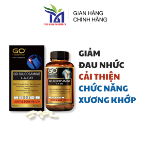 Viên uống giảm đau nhức, bồi bổ xương khớp Go Healthy Go Glucosamine 1 A Day 1500mg 60 viên