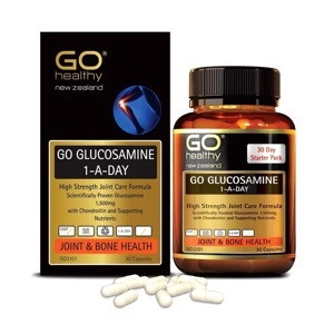 Viên uống giảm đau nhức, bồi bổ xương khớp Go Healthy Go Glucosamine 1 A Day 1500mg 60 viên