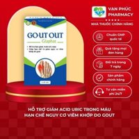 Viên Uống Giảm Đau Nhức Sưng Đỏ Khớp Do Gout, Giảm Nguy Cơ Viêm Khớp Và Acid Uric Trong Máu GOUT OUT 40 Viên/Hộp