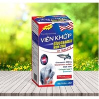 Viên Uống Giảm Đau Xương KHớp  Glucosamin 2000mg .Giảm Thoái Hóa KHớp Giảm Đau Viêm Khớp  Tăng Cường Dịch Khớp  -hộp 60v