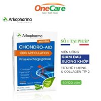 Viên uống giảm đau xương khớp, tái tạo sụn khớp Arkopharma CHONDRO-AID 100% Articulation 60 Viên