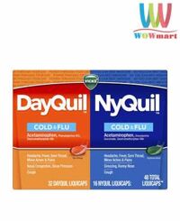 Viên uống giảm ho và cảm cúm Vicks DayQuil & NyQuil Cold & Flu Relief 48 Liquicaps