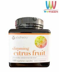 Viên uống giảm mỡ bụng Youtheory Slimming Citrus Fruit 120 viên