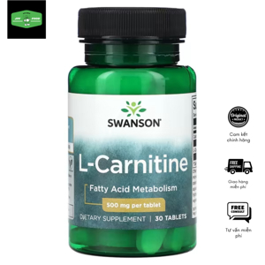 Viên Uống Giảm Mỡ Thừa L-Carnitine 30 Viên SUPPLEMENT