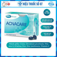 Viên uống giảm mụn Acnacare giúp kiểm soát dầu, giảm bã nhờn trên da, ngừa mụn trứng cá - Hộp 30 viên -  [Thái Lan]