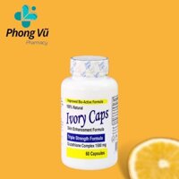 Viên uống giảm nám, trắng da Ivory Caps 60 viên của mỹ