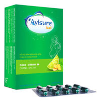 Viên uống giảm nghén Avisure izzi, hỗ trợ giảm biểu hiện buồn nôn, nôn, chán ăn