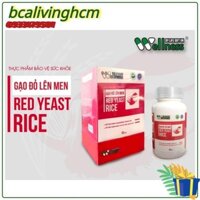 Viên uống giảm nguy cơ tim mạch, mỡ máu, xơ vữa Men Gạo Đỏ Red Yeast Rice  - Wellness by lifegift