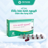 Viên Uống Giảm Rối Loạn Kinh Nguyệt Không Đều, Đau Bụng Ích Huyết Khang, Bổ Huyết Điều Kinh An Toàn Hộp 30 Viên