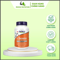 Viên uống giảm stress L-Tyrosine 750mg Now, tăng tỉnh táo tập trung, hỗ trợ sức khỏe tuyến giáp