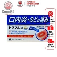 VIÊN UỐNG GIẢM SƯNG ĐAU KHI BỊ NHIỆT MIỆNG DAIICHI SANKYO (HỘP 24 VIÊN)