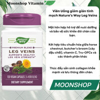 Viên Uống Giảm Suy Giãn Tĩnh Mạch Chân Nature’s Way Leg Veins  60 Viên