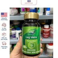 Viên uống giảm suy giãn tĩnh mạch date 2027 Nature’s Way Leg Veins - EDS Hàng Mỹ