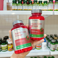 Viên uống giấm táo hữu cơ hỗ trợ giảm cân Horbaach Apple Cider Vinegar 2400mg 150 viên của Mỹ