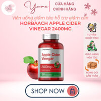 Viên uống giấm táo hữu cơ Horbaach Apple Cider Vinegar 2400mg