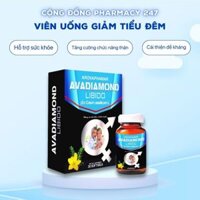 Viên Uống Giảm Tiểu Đêm Avadiamond Libido Hỗ Trợ Bổ Thận Giảm Các Triệu Chứng Rối Loạn Tiểu Tiện Hộp 30 Viên