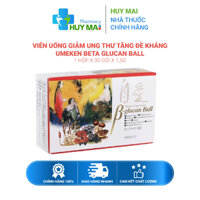 Viên uống giảm ung thư tăng đề kháng Umeken Beta Glucan Ball Hộp 30 gói x 1,5g