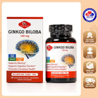 Viên Uống GINKGO BILOBA 120mg - Hỗ trợ tăng trí nhớ hiệu quả lọ 30 viên