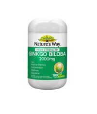 Viên Uống Ginkgo Biloba 2000mg Nature Way Của Úc (100+20 Viên)