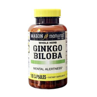 Viên uống Ginkgo Biloba 500mg Mason Natural của Mỹ 180 viên