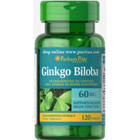 Viên uống Ginkgo Biloba 60mg Puritan's Pride - 120 Viên