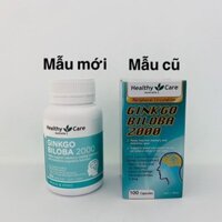 Viên Uống Ginkgo Biloba Healthy Care Úc 2000mg