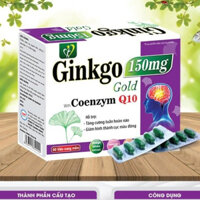 Viên uống Ginkgo Gold hỗ trợ tăng cường tuần hoàn máu Hộp 60 viên