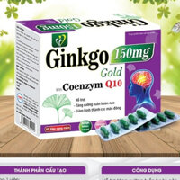 Viên uống Ginkgo Gold hỗ trợ tăng cường tuần hoàn máu Hộp 60 viên