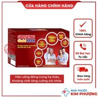 Viên uống Ginseng Gold Max đông trùng hạ thảo, nhân sâm, linh chi, vitamin khoáng chất tăng sức khỏe - 30 viên