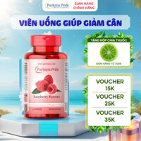 Viên uống giúp giảm cân Raspberry Ketones 100mg Puritan's Pride giúp hạn chế mỡ thừa của Mỹ 120 viên