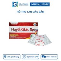 Viên uống giúp hoạt huyết, tan máu bầm Huyết Giác Spa (Hộp 3 vỉ x 10 viên)