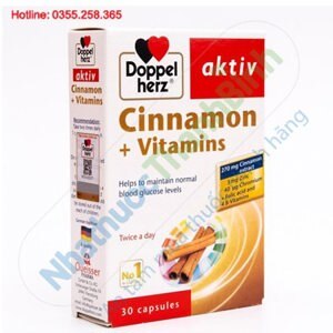 Viên uống giúp ổn định đường huyết Doppelherz Cinnamon 30 viên