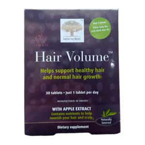 Viên uống giúp tóc chắc khỏe New Nordic Hair Volume 30 viên