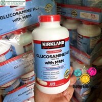 Viên uống Glucosamin HCL 1500mg With MSM 1500mg glucosamine Kirkland 375 Viên