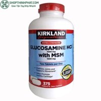 Viên Uống Glucosamin Kirkland 375 Viên- Glucosamine Kirkland Mẫu Mới từ Mỹ
