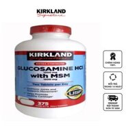 Viên uống Glucosamine HCL 1500mg Kirkland with MSM 375 viên